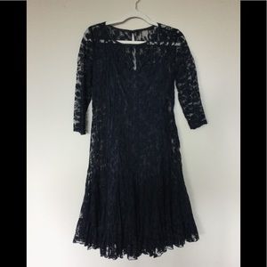 🤩TERI JON by RICKIE FREEMAN flower lace dress🤩